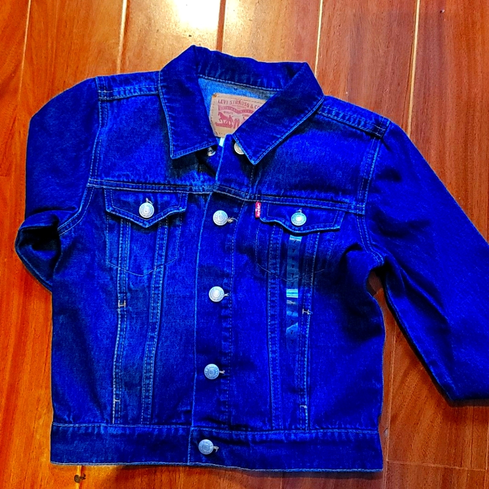 Kids Levi's dark jean jacket